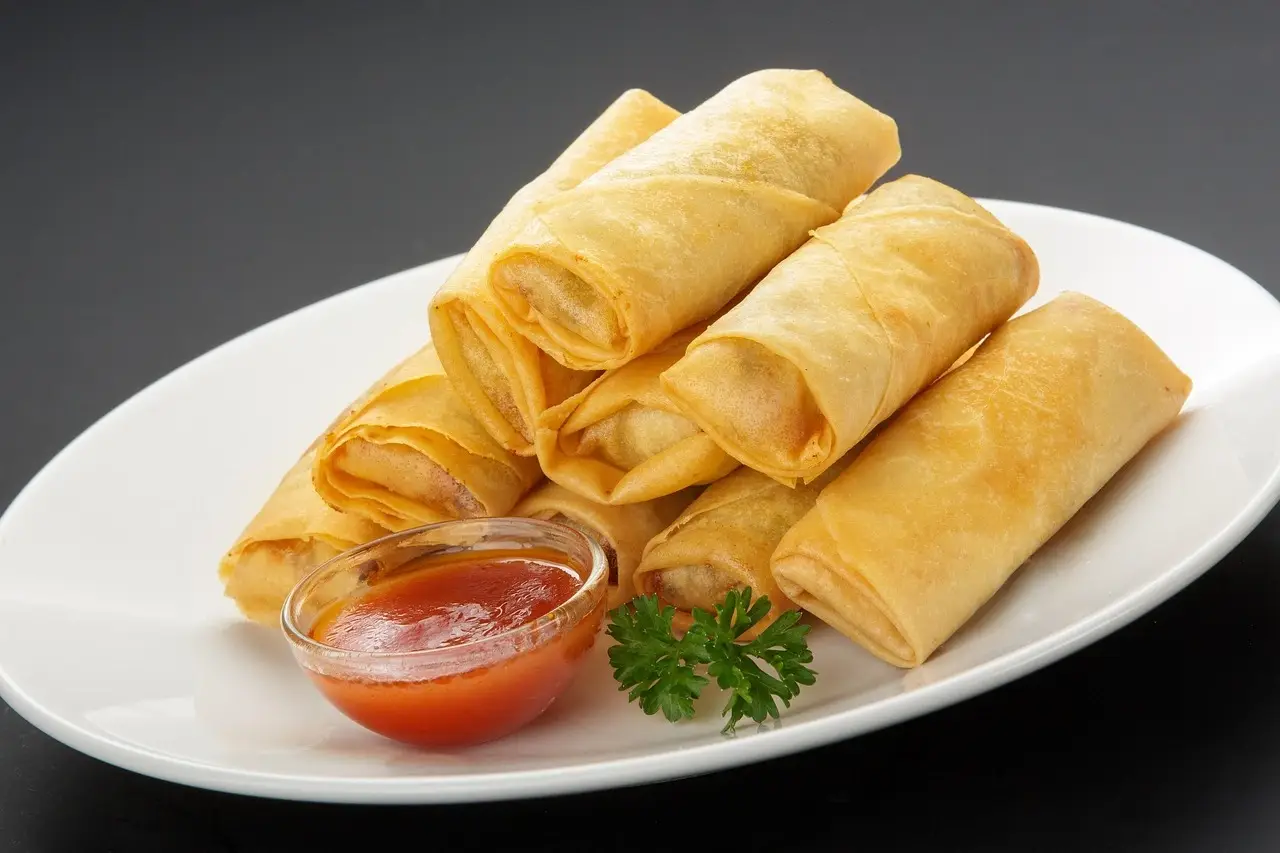 Crispy spring rolls
